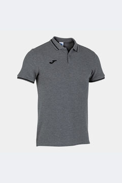 Springfield Grey marl Comfort li short-sleeved polo shirt grey
