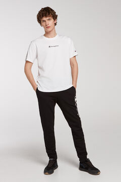 Springfield Short-sleeved T-shirt with sleeve tapes blanc