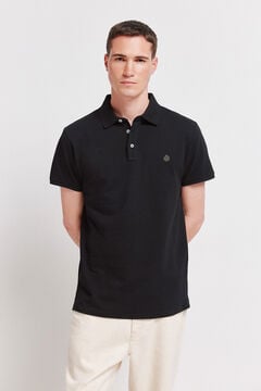 Springfield Polo piqu&eacute; contraste pu&ntilde;o slim fit