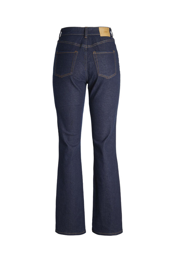 Springfield Dunkle Bootcut-Jeans azulado