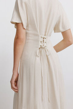 Springfield Crossed back midi dress