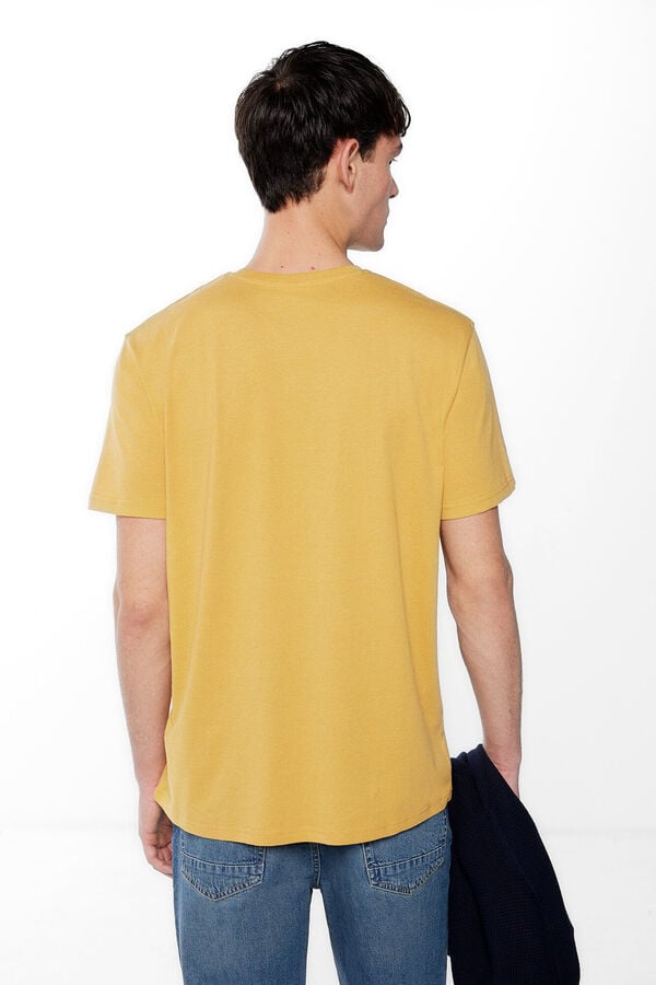 Springfield Camiseta básica árbol dorado