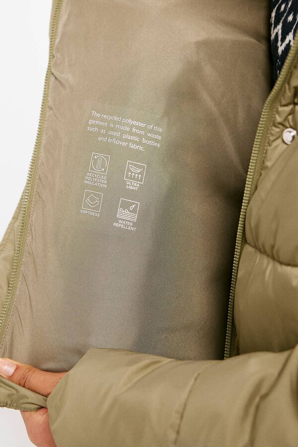 Springfield Kratka jakna s prošivenom ispunom od recikliranog poliestera zelena