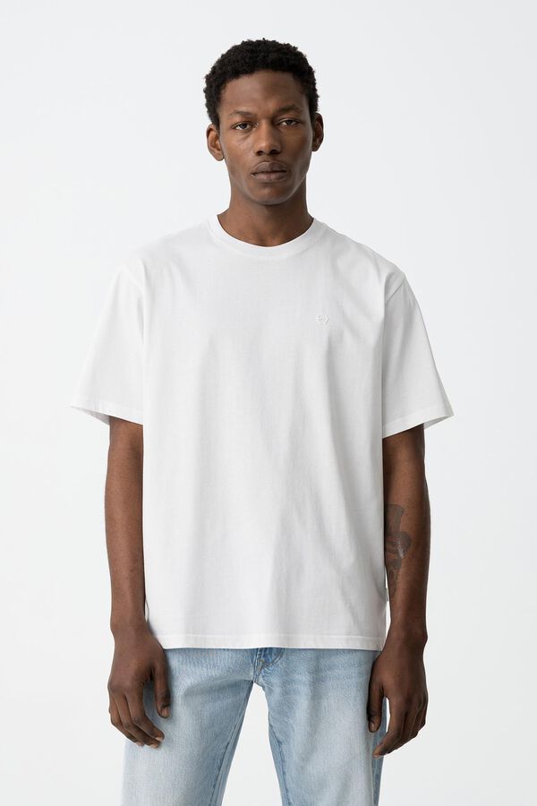 Tiffosi Camiseta B&aacute;sica blanco