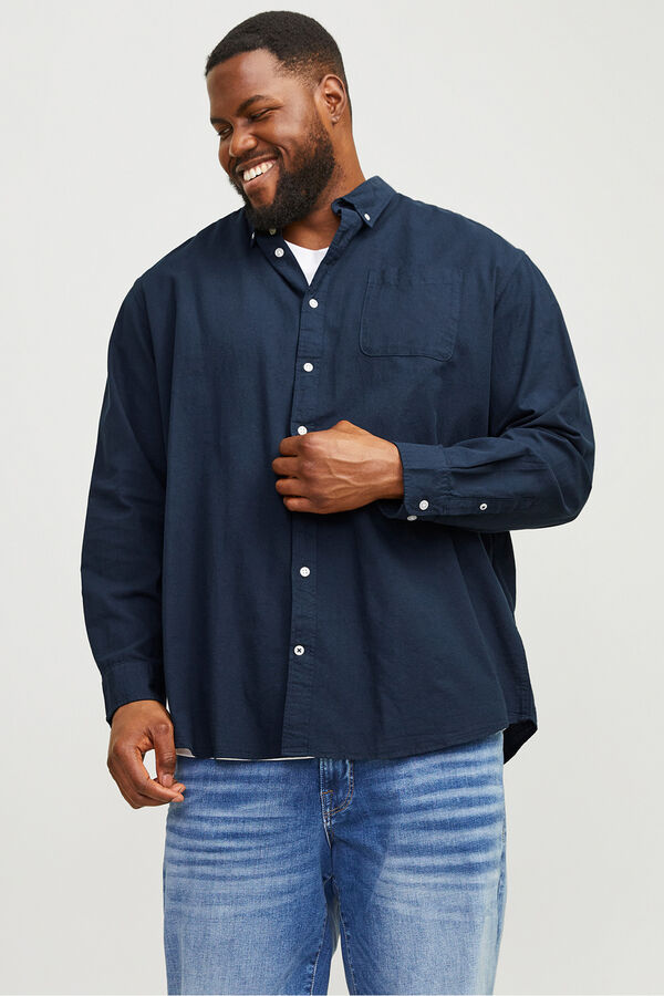 Jack & Jones PLUS Camisa regular fit PLUS azul