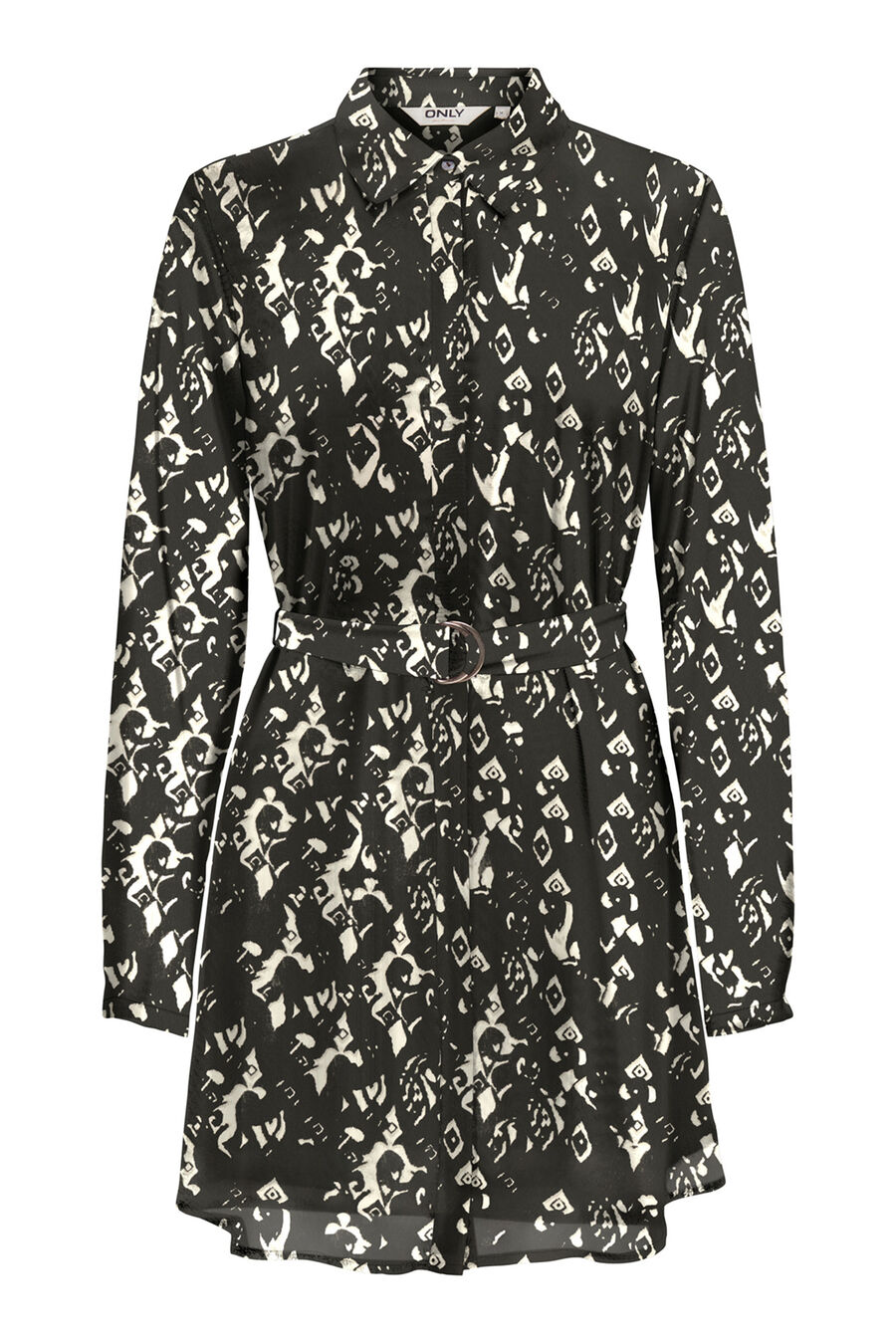 Vestido corto de gasa