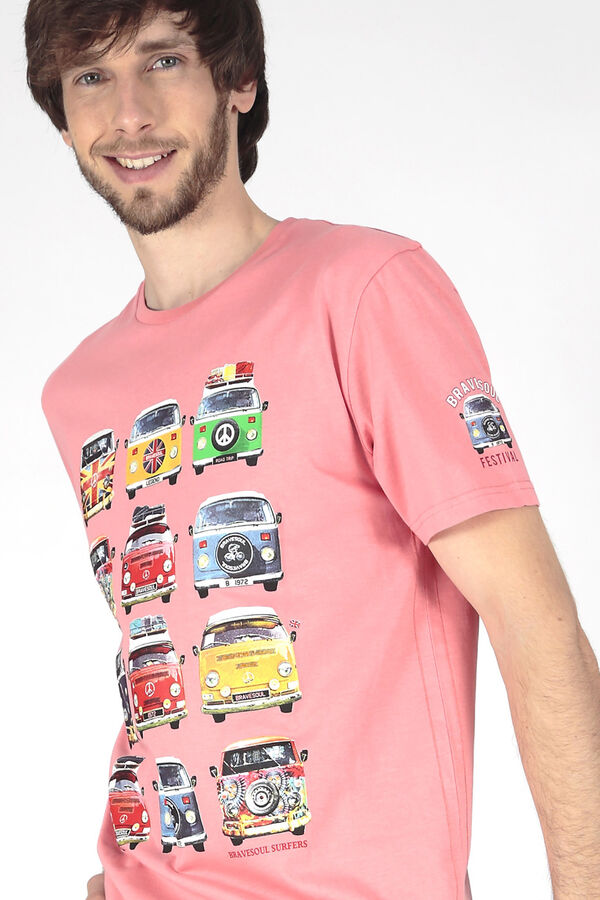 Springfield Van short-sleeved T-shirt terracotta