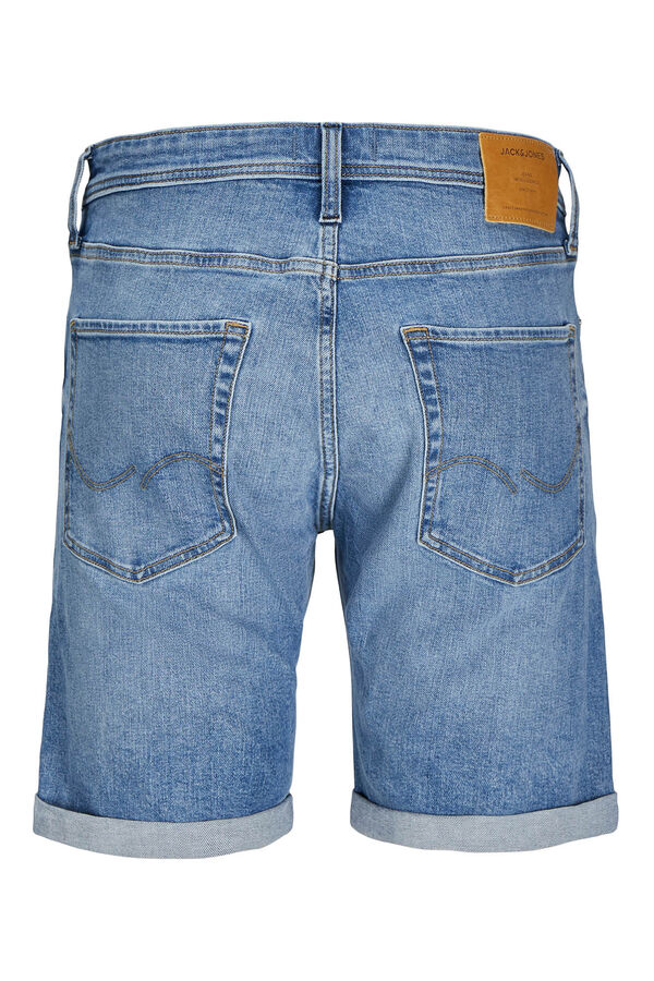 Jack & Jones regular fit denim Bermuda shorts blue
