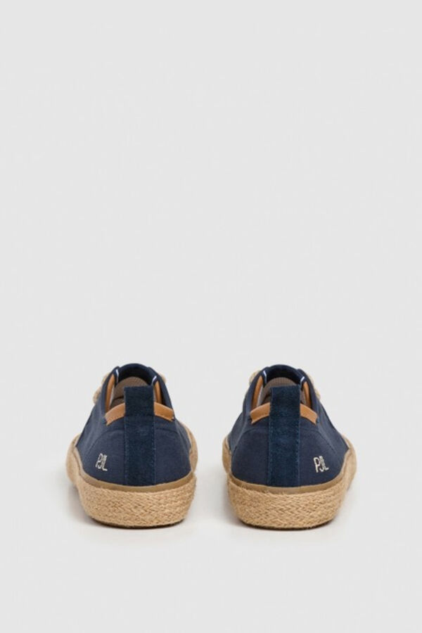 Pepe Jeans Zapatos cl&aacute;sicos de algod&oacute;n azul