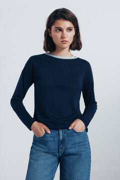 Springfield Camiseta gola lurex