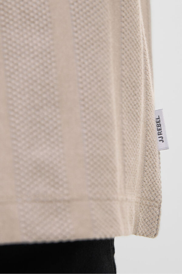 JJ REBEL long sleeve polo shirt grey