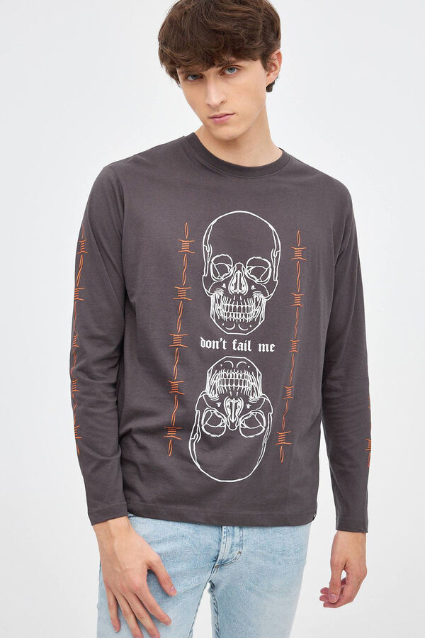 Skull Print T-Shirt