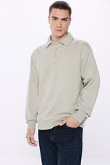 Springfield Sweat-shirt polo eau verte