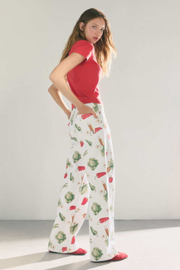 High Spirits Trousers Ivory marfil