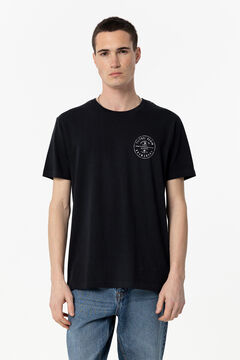 Springfield Camiseta con Estampado en Espalda navy