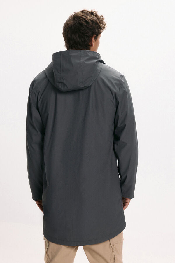 Only & Sons Chubasquero con capucha gris