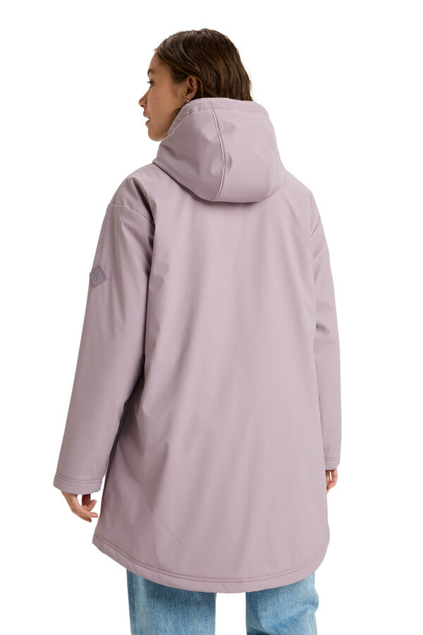 Roxy Rain Road Polar Zip - Women's Rain Trench Coat pink