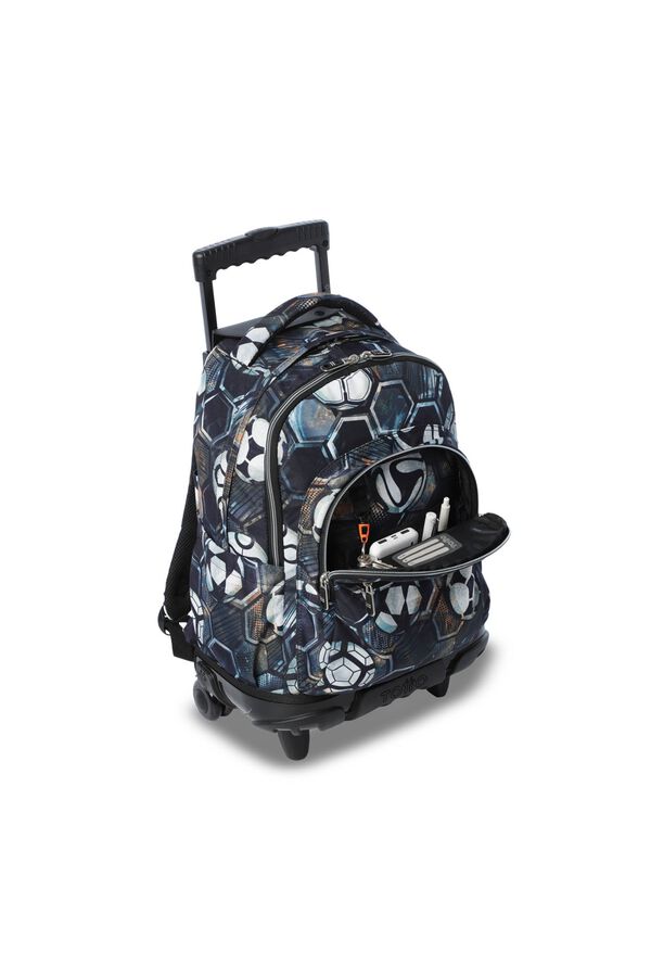 Totto Mochila Renglones negro