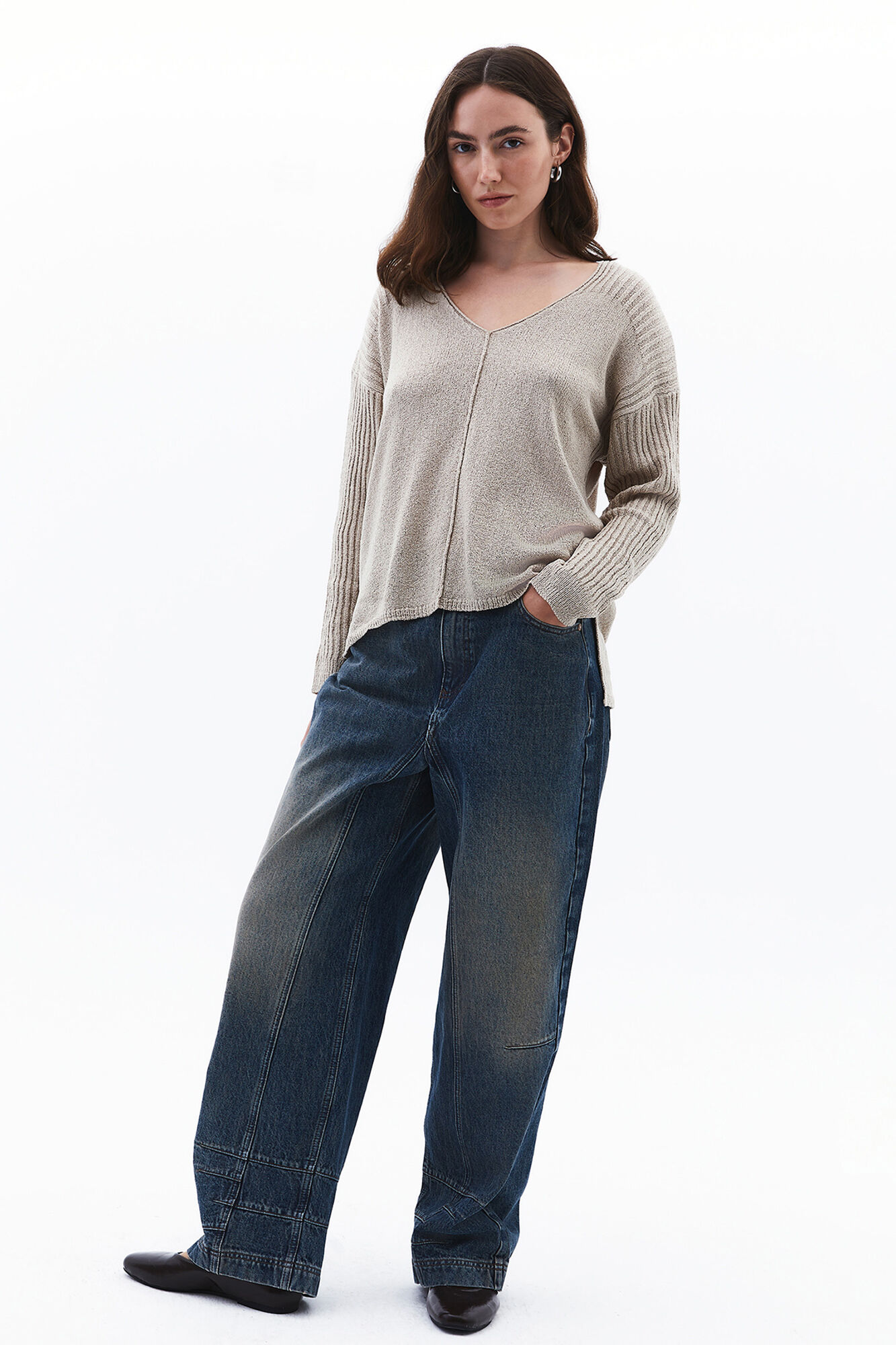 Oxxo Jersey de cuello pico