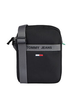 Springfield Bandolera Essential negra Tommy Jeans. Tommy Jeans black Essential Reporter negro