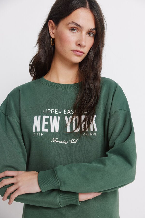 Springfield Sweatshirt "New York" green