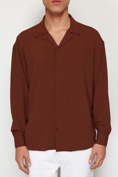 Trendyol Camisa flu&iacute;da manga larga