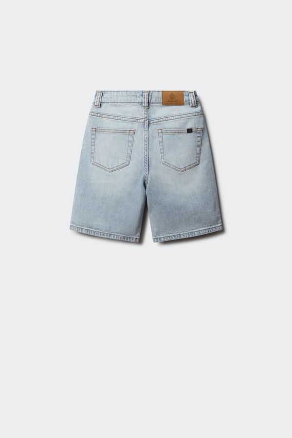 Springfield Kids Bermuda straight denim ni&ntilde;o azul