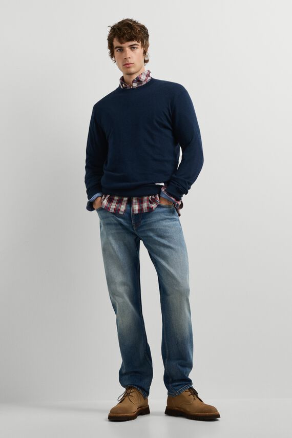Jersey de cuello redondo