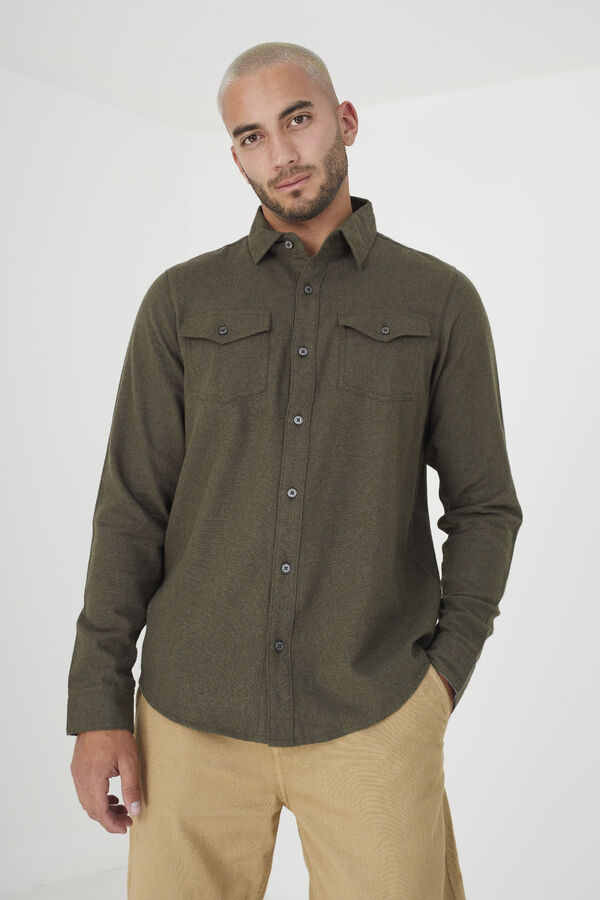 Brave Soul Long-sleeved shirt grey