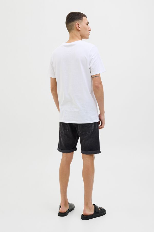 Jack & Jones Denim regular Bermuda shorts black