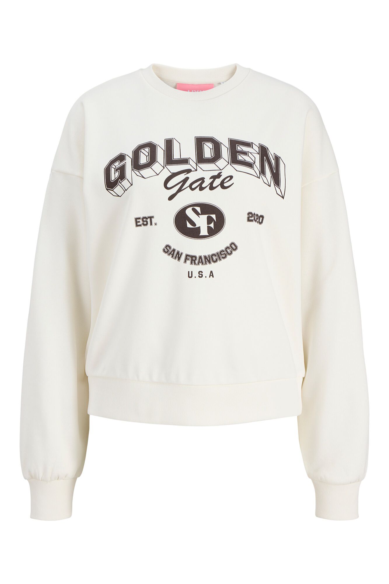 Jack & Jones Sudadera relaxed cuello redondo