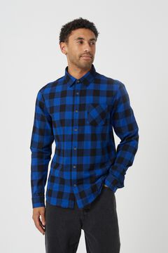 Brave Soul Camisa aos quadrados