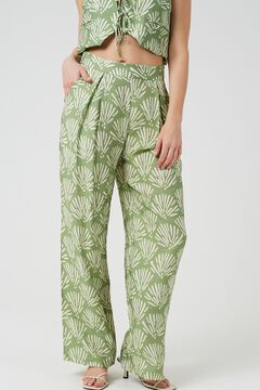 Brave Soul Pantal&oacute;n palazzo estampado