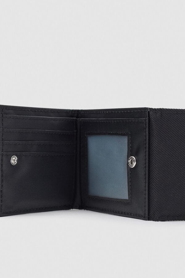 Inside Cartera de nylon negro