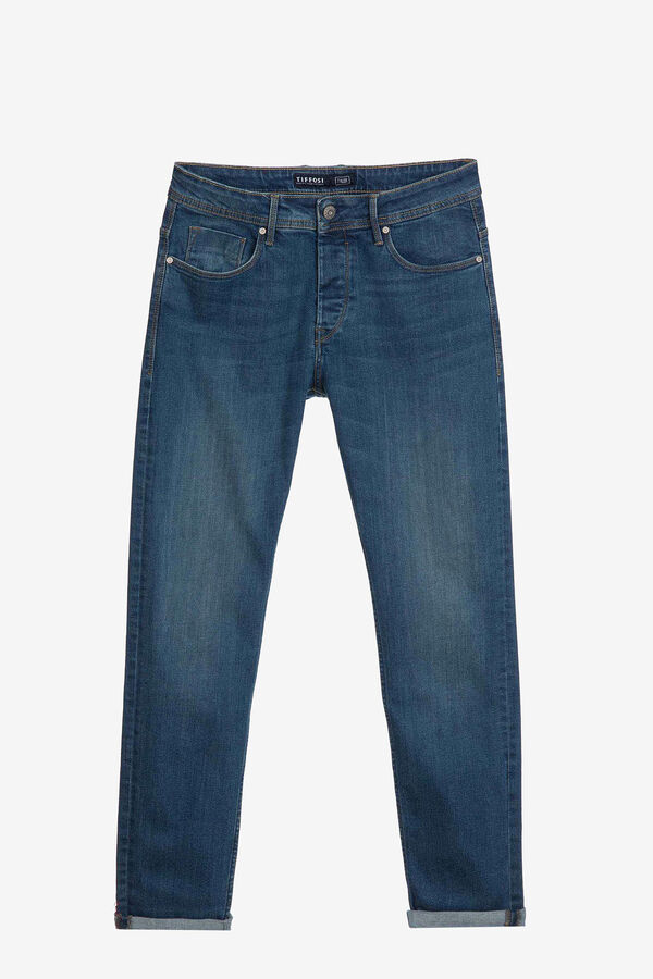 Springfield Tyler tapered jeans bleu acier