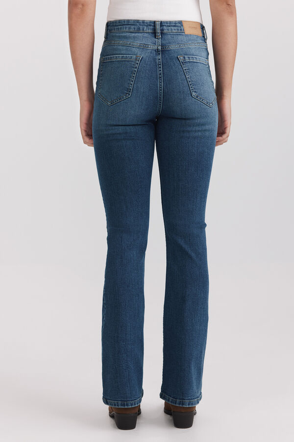 Springfield Bootcut high-rise jeans blue