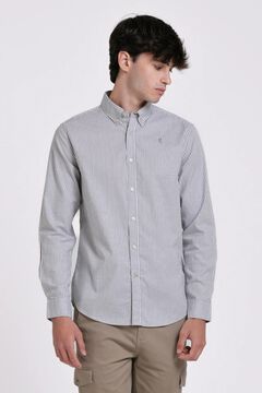 JVZ Camisa Oxford de rayas