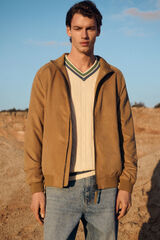 Springfield Cazadora efecto ante beige