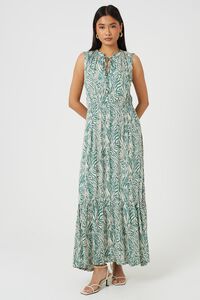 Brave Soul Vestido largo sin mangas estampado