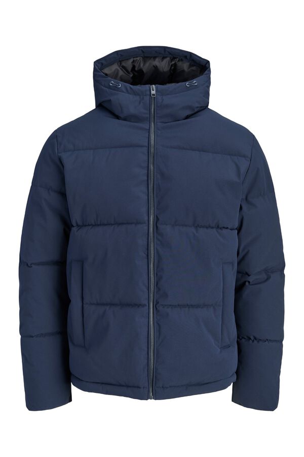 Jack & Jones Puffer jacket with hood blue