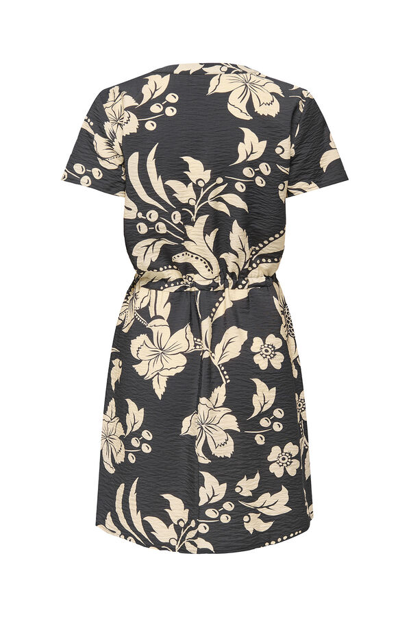 JDY Print short dress black