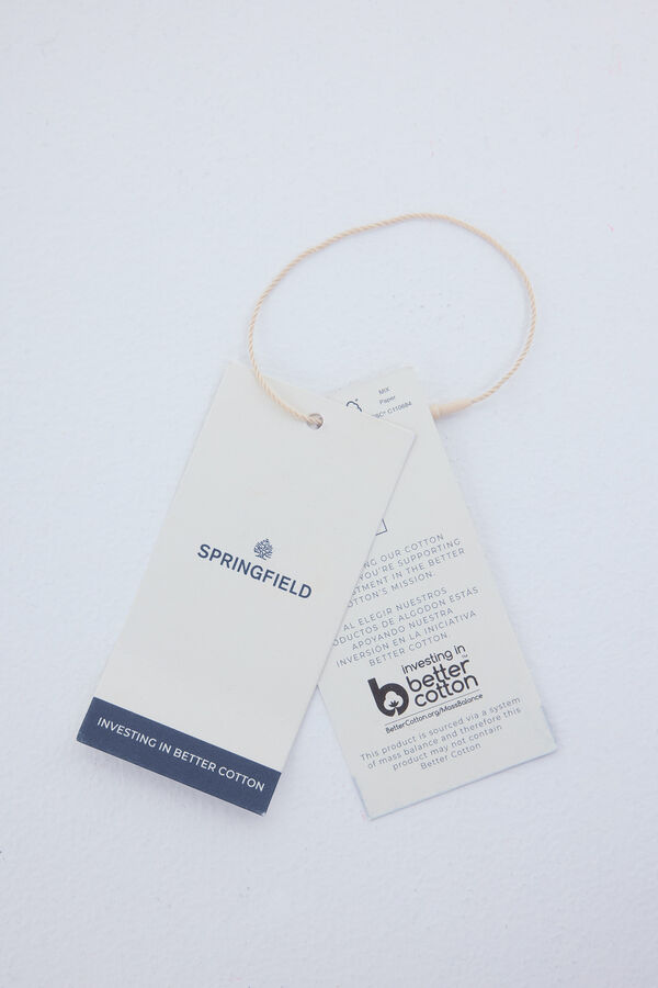 Springfield Trucker fashion jumper text nude