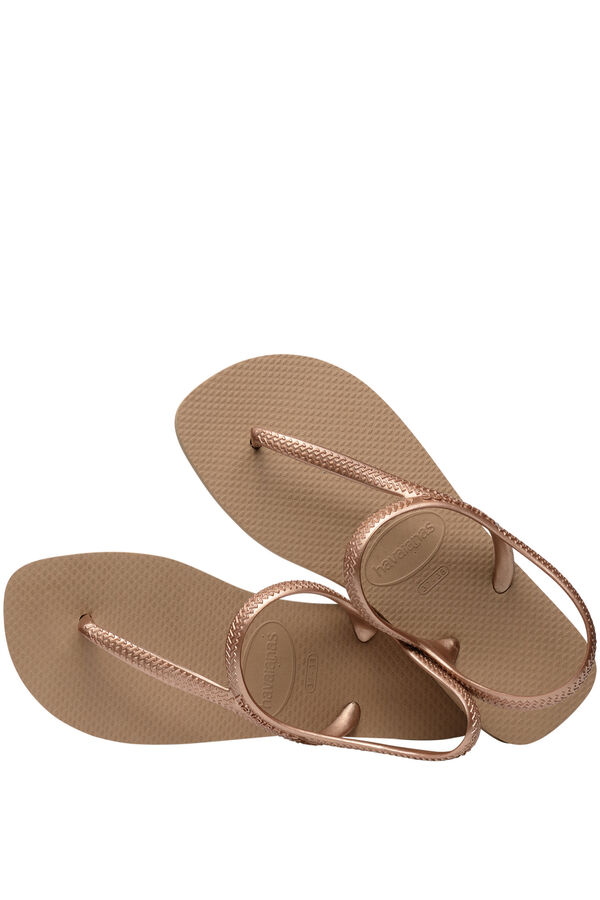 Havaianas Rubber flat sandals nude
