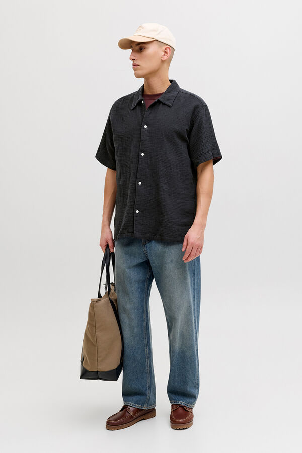Jack & Jones Basic Resort-Hemd Schwarz