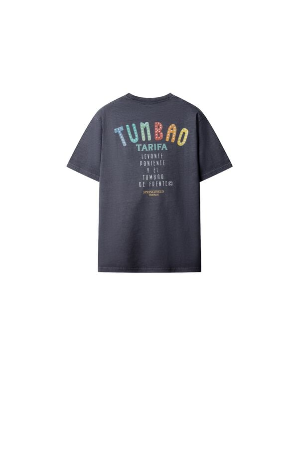 Springfield T-shirt el Tumbao lights grey