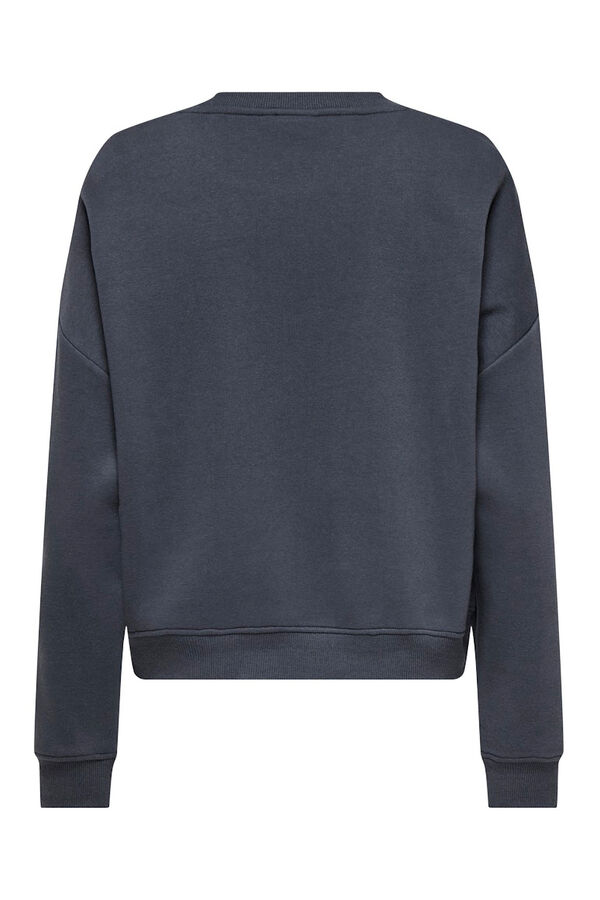Only Rundhals-Sweatshirt Blau