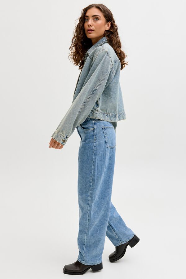 Jack & Jones Barrel jeans mid-rise blue
