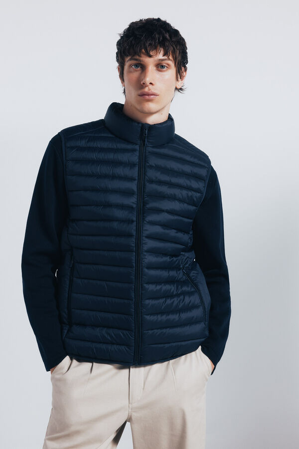 Springfield Quilted gilet blue