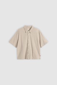 Levi's Camisa crop de manga corta