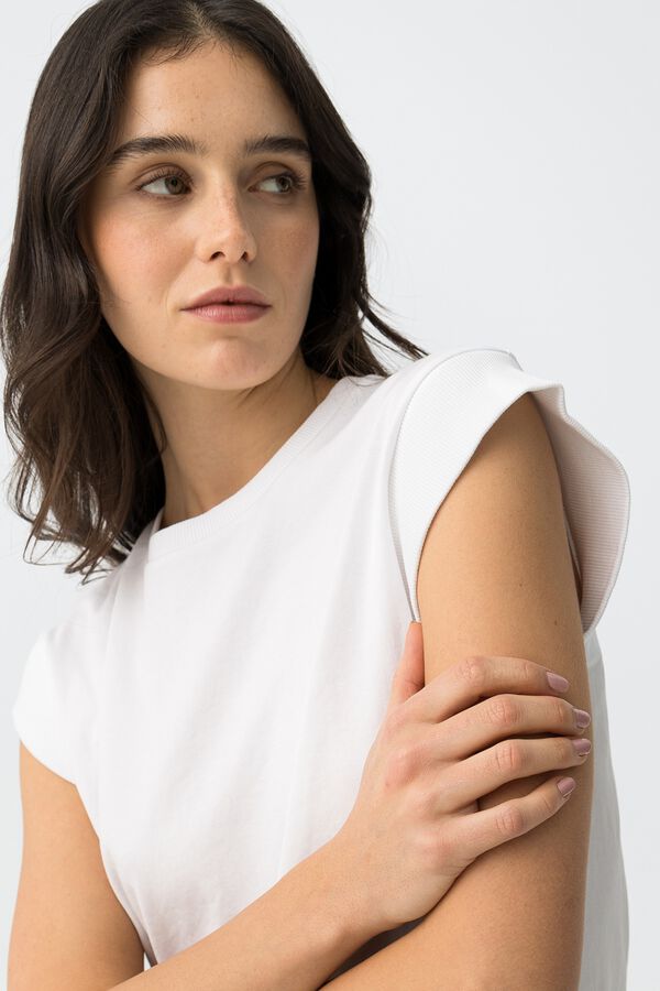 Tiffosi Minimalist T-shirt blanc